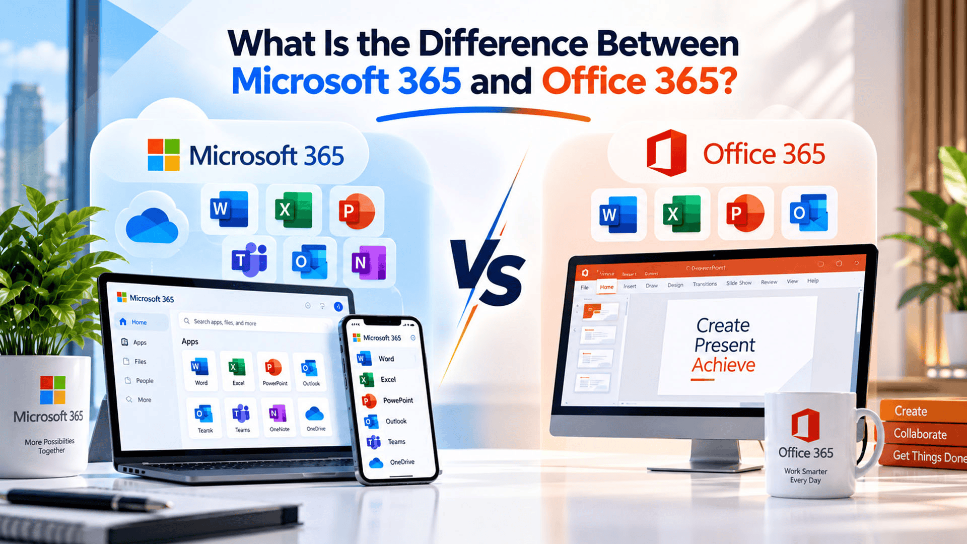 What Is the Difference Between Microsoft 365 and Office 365